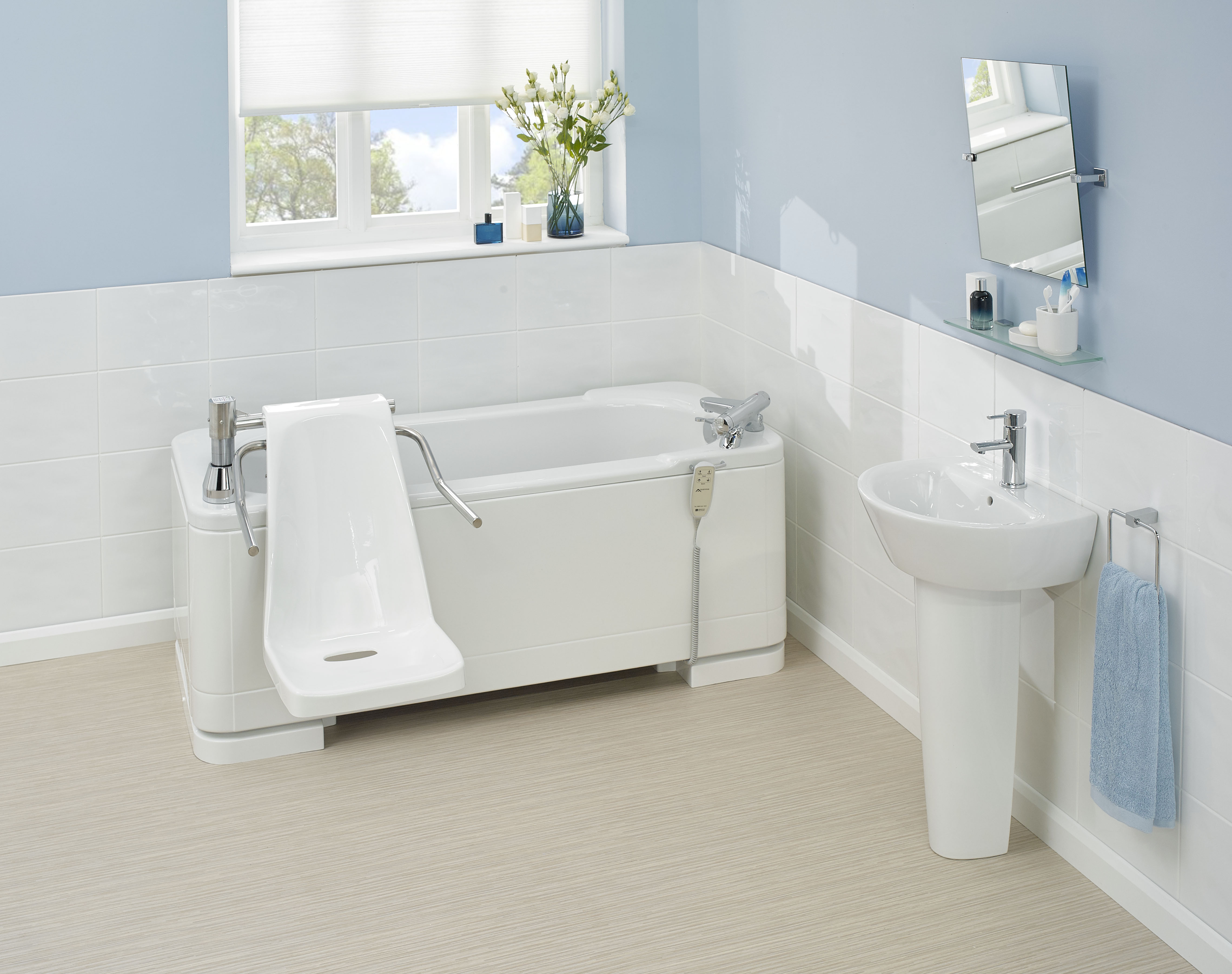 Disabled Bath with Powered Seat - Scorpio 1700 | Abacus