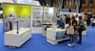 Abacus bathing stand at Kidz Adultz exhibition